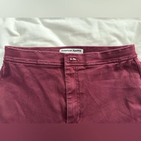 American Apparel Easy Jeans - Burgundy - Picture 6 of 7